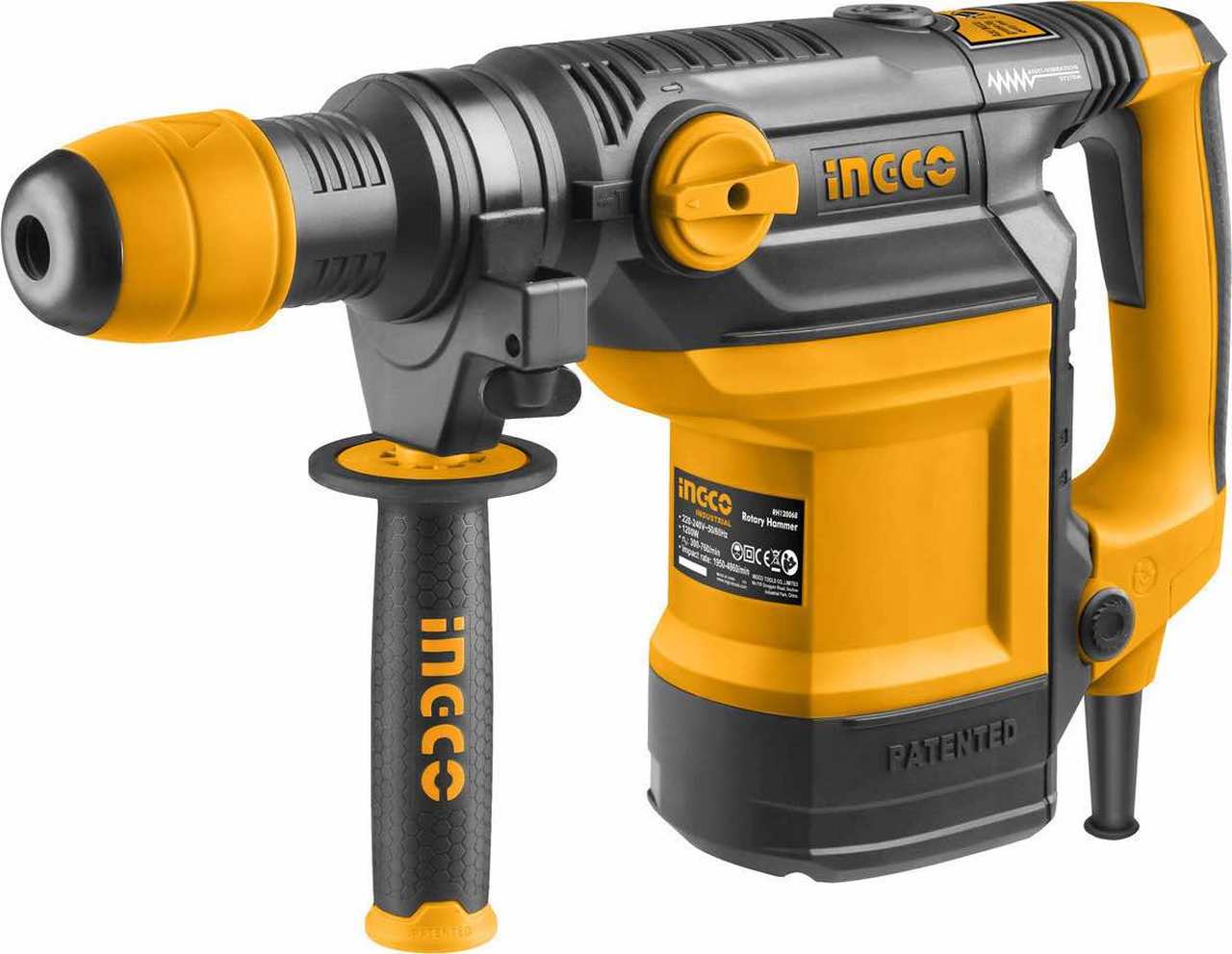 Ingco SDS Max Rotary Hammer Drill 1200W 38mm – RH120068