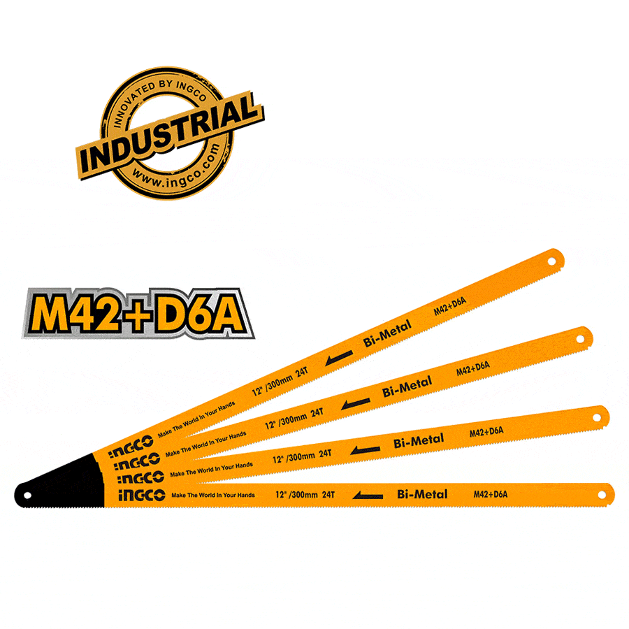Ingco Bi-Metal Hacksaw Blade – 18T, 24T & 32T