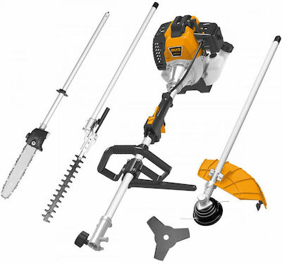 Ingco Gasoline 4 in 1 52cc Multi-Tools – Grass Cutter, Chain-saw, Trimmer & Bush Cutter – GMT55231