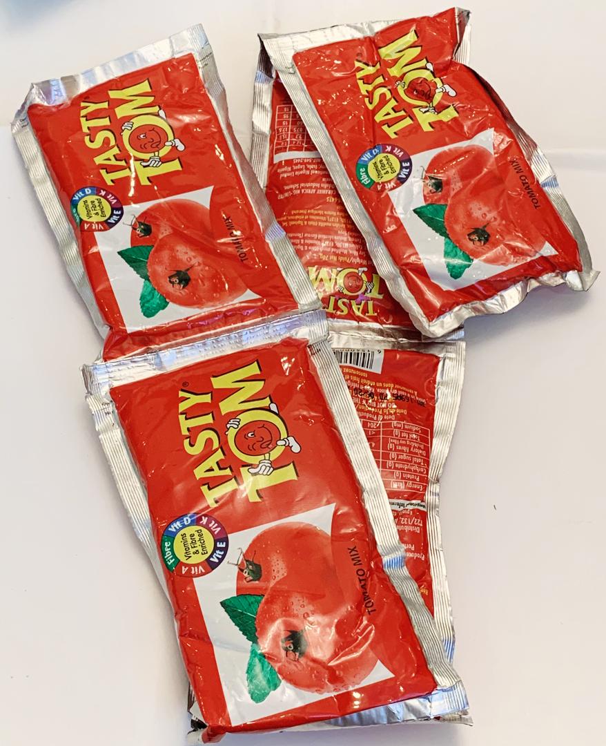 Tasty Tom Tomato Paste (Strip of 5) | Big Samps Market