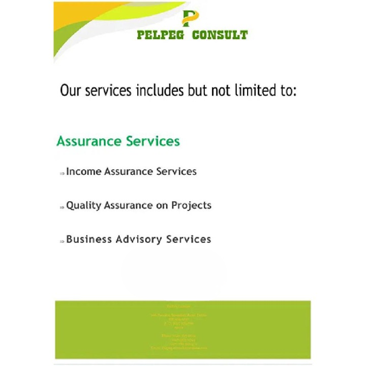 PELPEG - Income / Quality Assurance Services