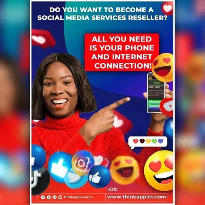 Become a RESELLER of Social Media Services [Thinkapples.Com]