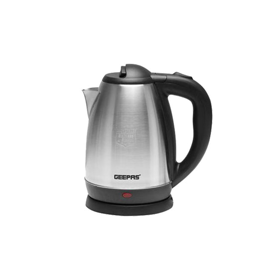 Geepas Electric Kettle GK5454 – 1.8L Textured Stainless Steel (1800W)