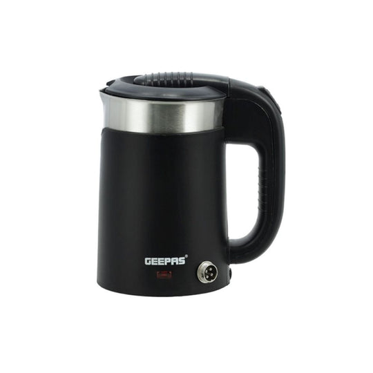 Geepas Car Travel Kettle GK38055 – 0.5L Stainless Steel (12V/220V)