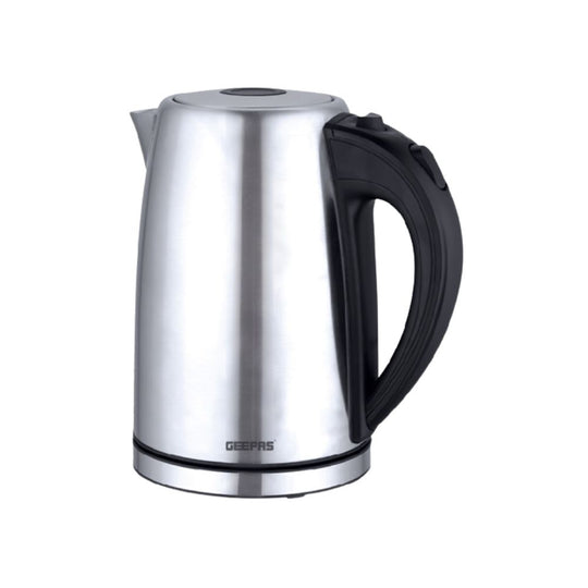 Geepas Cordless Kettle GK6123 – 1.8L Brushed Stainless Steel (2200W)