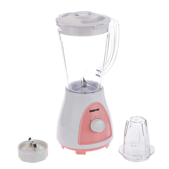 Geepas 2-in-1 Blender GSB5484 – 1.5L Jar with Grinder (400W)