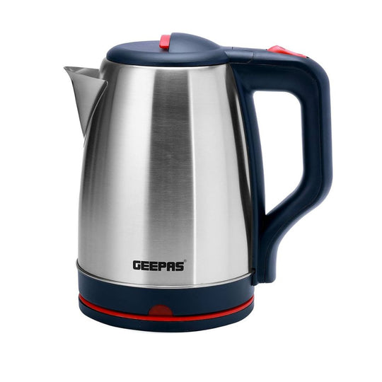 Geepas Electric Kettle GK38042 – 1.8L Fashionable Stainless Steel