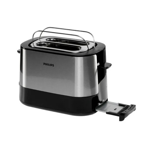 Philips Viva Collection 2-Slice Toaster HD2637 – Silver (950W)