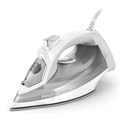 Philips 5000 Series Steam Iron DST5010 – 2400W SteamGlide (320ml Grey)