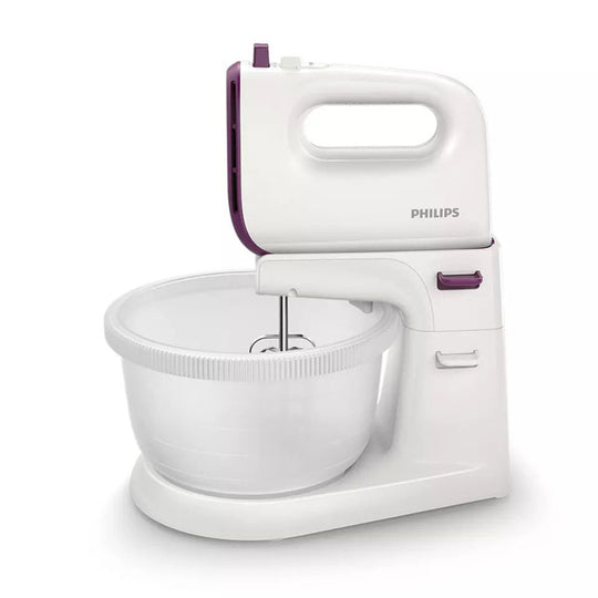 Philips Viva Collection Stand Mixer HR3745 – 400W Auto 3L Bowl (White)