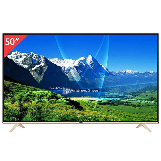 Asano 50" UHD 4K Smart LED TV – HDR10+ with Auto Motion Plus (Black)