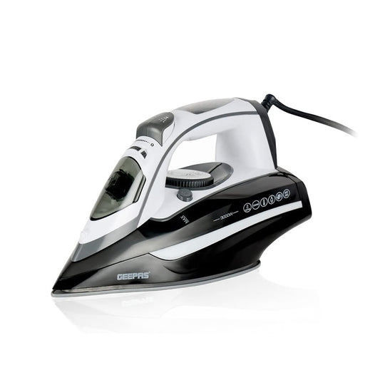 Geepas Steam Iron GSI24025 – 3000W Ceramic Soleplate (Purple)