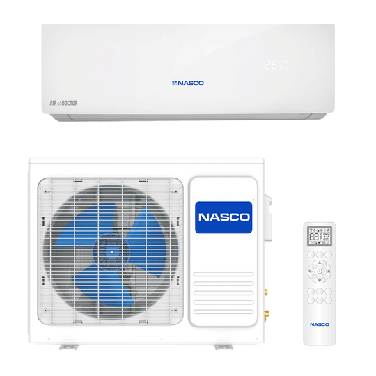Nasco 2.5HP Split Air Conditioner – R410A with Anti-Corrosion (White)