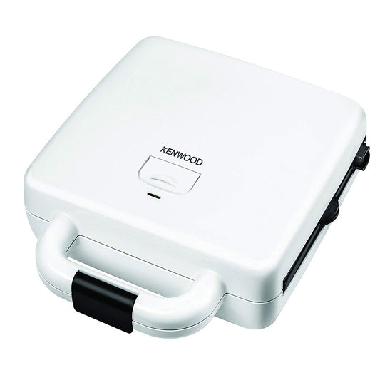 Kenwood 2-in-1 Sandwich & Grill Maker SMP94 – Removable Plates (1300W White)