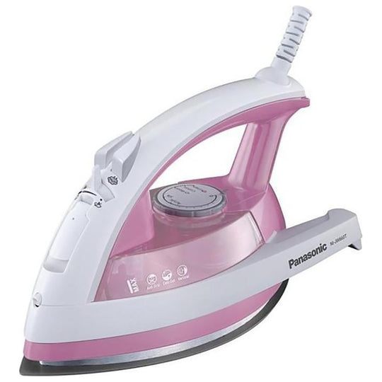 Panasonic Steam Iron NI-JW660 – 2200W Titanium Coated (200ml White/Pink)
