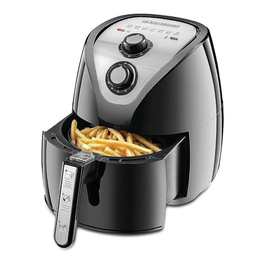 Black & Decker Compact Air Fryer AF200 – 2.5L Basket (1500W Black)