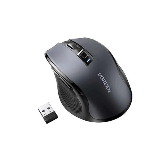 UGREEN Ergonomic Wireless Mouse MU006 – 4000 DPI Silent (Black)