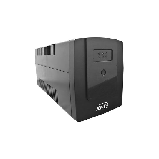 AWP Aide 1200VA UPS – AVR Intelligent Backup (Black)