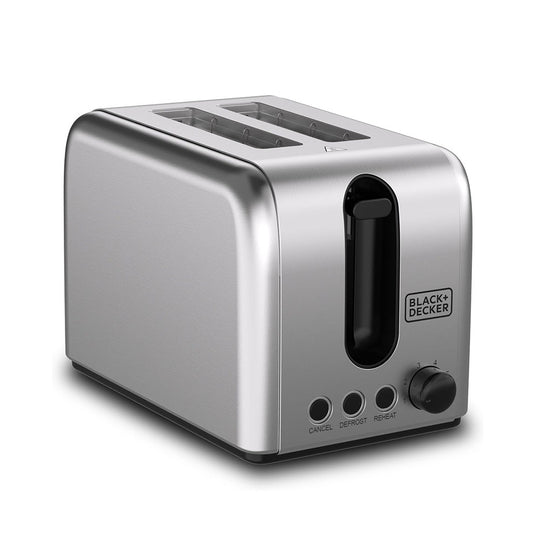 Black & Decker 2-Slice Toaster ET244 – Stainless Steel (1050W)