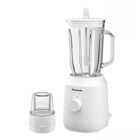 Panasonic 2-in-1 Blender MX1081 – 1.35L Glass Jug with Mills (450W)