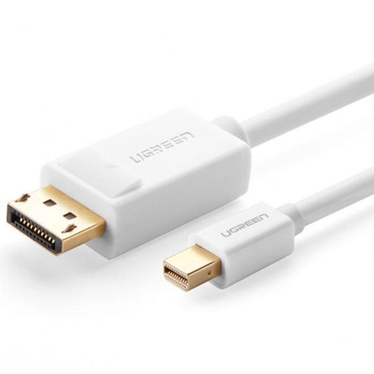 UGREEN Mini DisplayPort to DisplayPort Cable 1.5M 10476 – White OFC (White)
