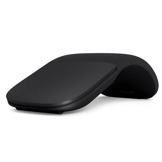 Microsoft Arc Mouse – Bluetooth Snap-Flat 6-Month Battery (Black)