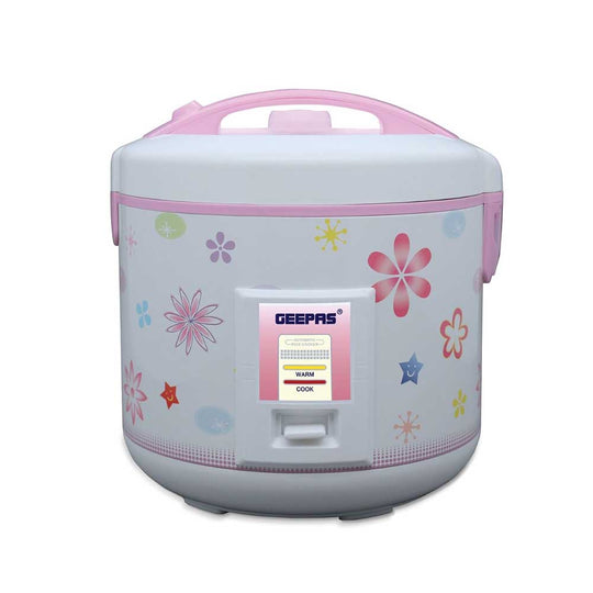 Geepas 3-in-1 Rice Cooker GRC4331 – 3.2L Non-Stick (1250W White)