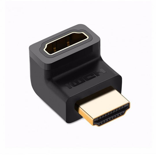 UGREEN HDMI Adapter 20110 – 90° Up Male to Female (Black)