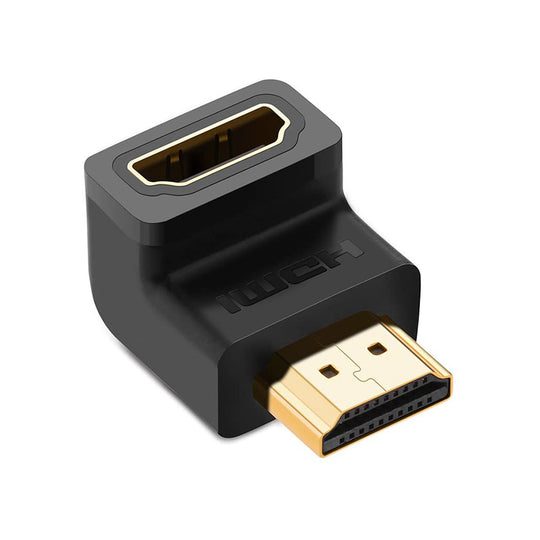 UGREEN HDMI Adapter 20109 – 90° Down Male to Female (Black)