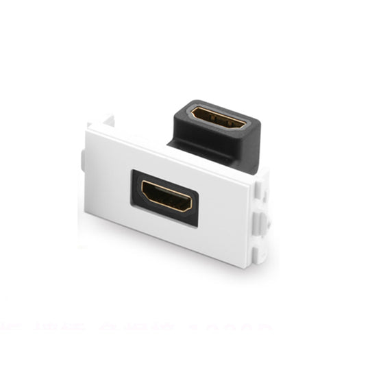 UGREEN HDMI Wall Panel Socket 20318 – 90° Elbow 1080p Module (White)