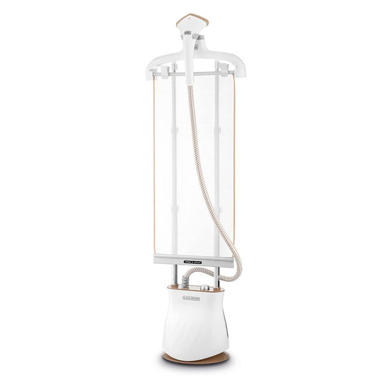 Black & Decker Twin Pole Garment Steamer GST2400 – 1.5L Tank (2400W White)