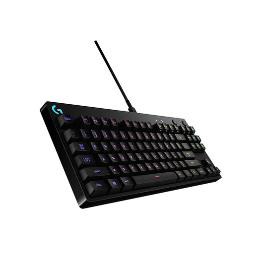 Logitech G Pro TKL Mechanical Keyboard – GX Blue Clicky RGB (Black)