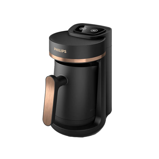 Philips Series 5000 Turkish Coffee Maker HDA150/62 – 4-Cup Slow Brew (735W Black/Copper)