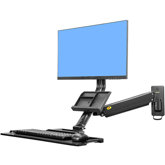 NB North Bayou MC32-B Wall-Mount Workstation – 22-32" 9kg 1010mm Arm (Black)