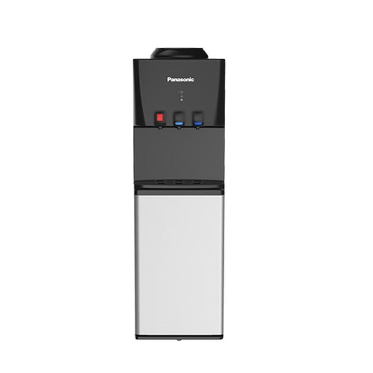 Panasonic Top-Load Water Dispenser SDM-WD3128 – 3-Temp with Safety Lock (Black/Silver)