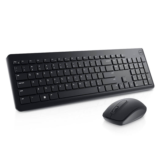 Dell KM3322W Wireless Keyboard + Mouse – Plunger Keys (Black)