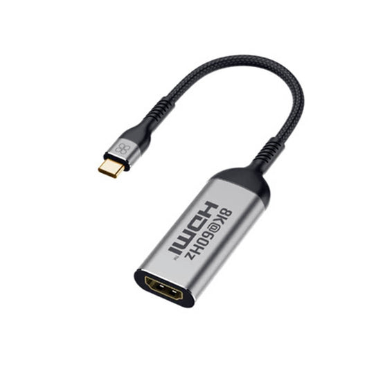Promate MediaLink-8K USB-C to HDMI Adapter – 8K@60Hz Aluminum (Black)