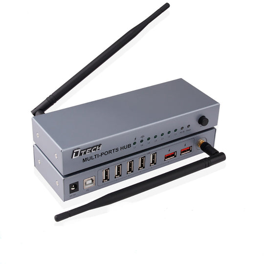 Dtech 4-Port USB 2.0 Hub 3207WF – Powered White (White)