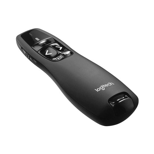 Logitech R400 Wireless Presenter – 50ft Red Laser (Black)