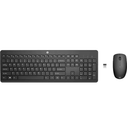 HP 230 Wireless Keyboard + Mouse – Comfort Grip 2.4GHz (Black)