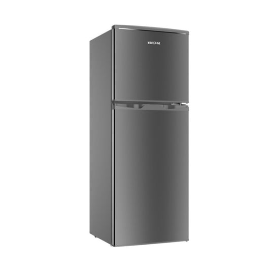 Bruhm 118L Top Mount Refrigerator BFD-135MD – Double Door (Silver)