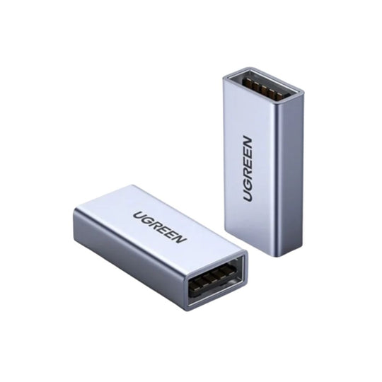 UGREEN USB 3.0 A Female to A Female Adapter 20119 – Aluminum (Silver)
