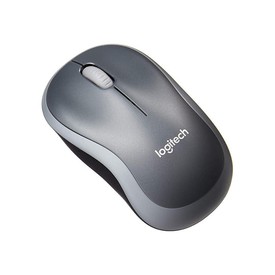 Logitech M185 Wireless Mouse – 2.4GHz 1000 DPI 12-Month Battery (Gray)