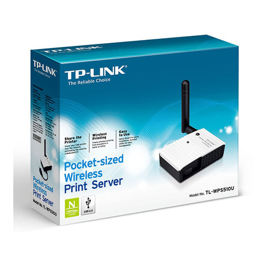 TP-Link TL-WPS510U Pocket Wireless Print Server – USB 2.0 (White)