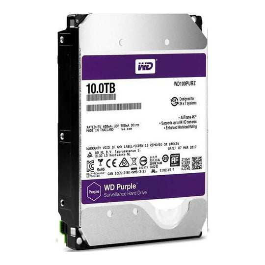 WD Purple Internal Hard Drive 3.5 Inch 10TB