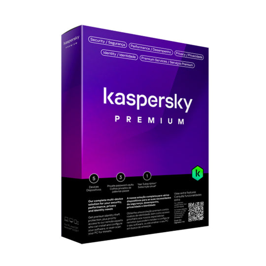 Kaspersky Premium Total Security 5-User – Identity + 24/7 Support (Digital)