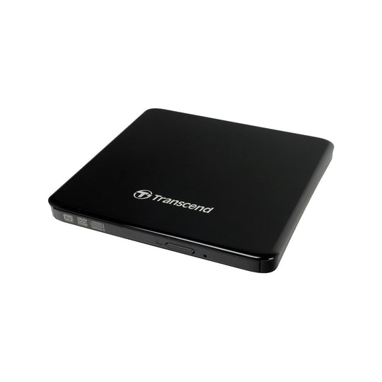 Transcend Slim External DVD Writer – 8X CyberLink (Black)