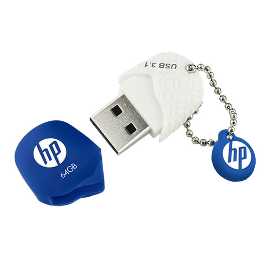 HP x780w USB 3.1 Flash Drive 64GB – Rubber Cap Holder (Colorful)