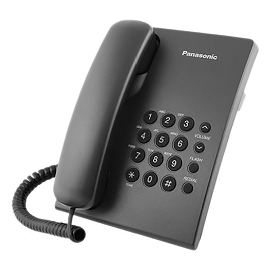 Panasonic KX-TS500 Single Line Corded Telephone with Wall Mount Option