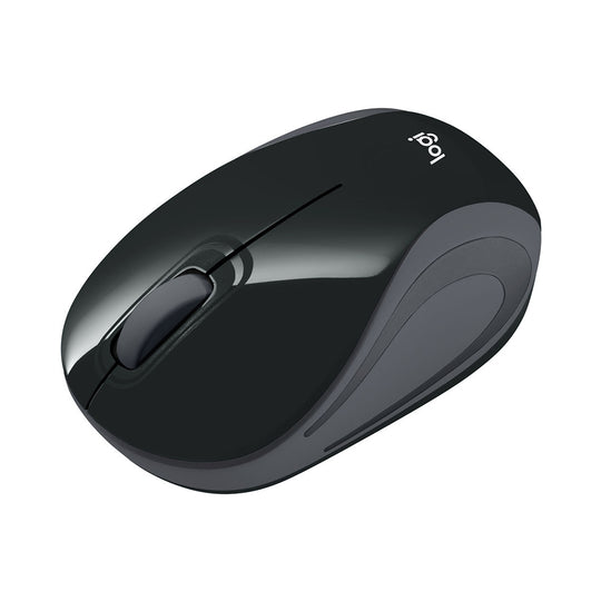 Logitech M187 Wireless Mouse – 1000 DPI Mini Nano Receiver (Black)